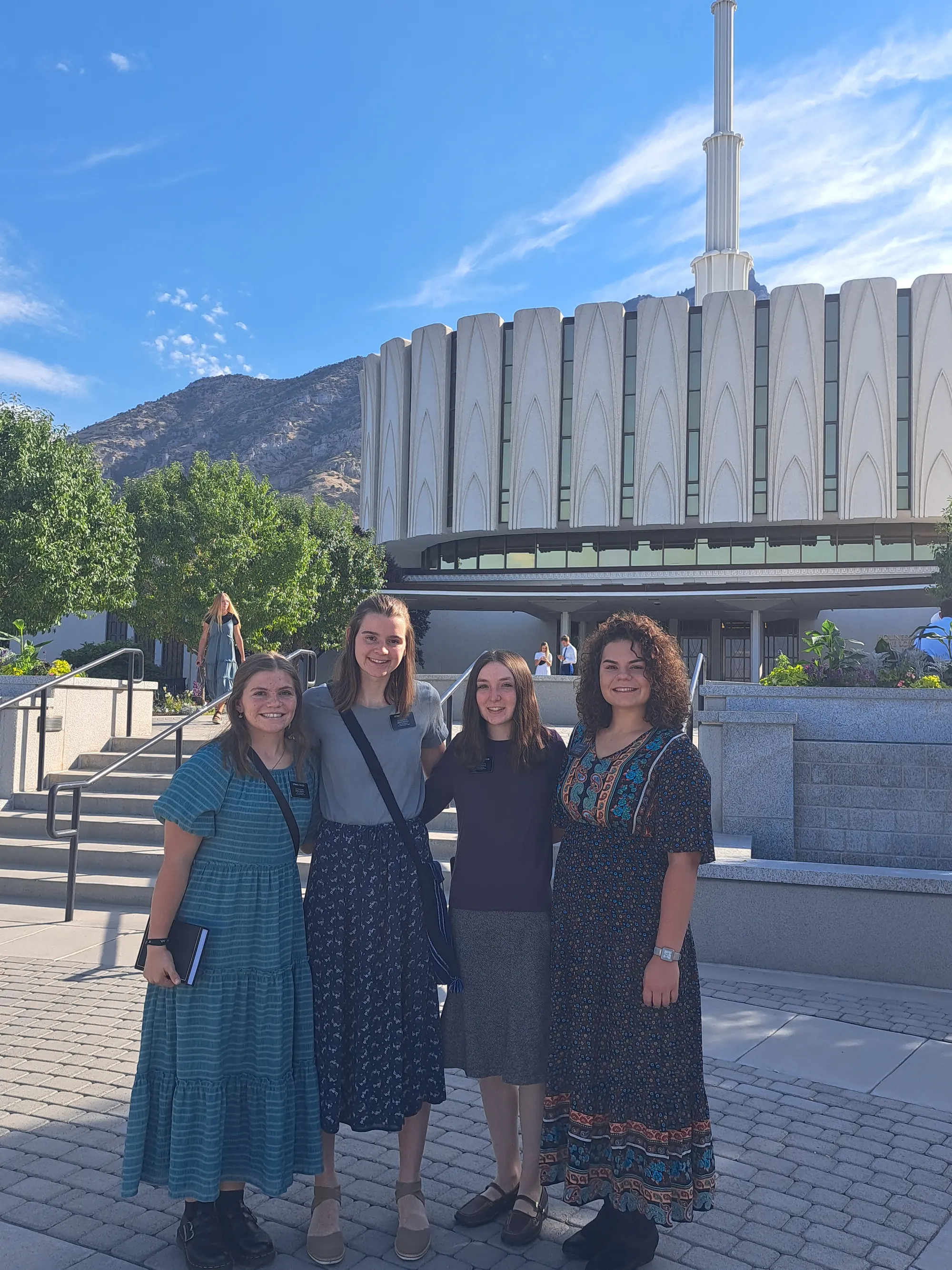 At the temple