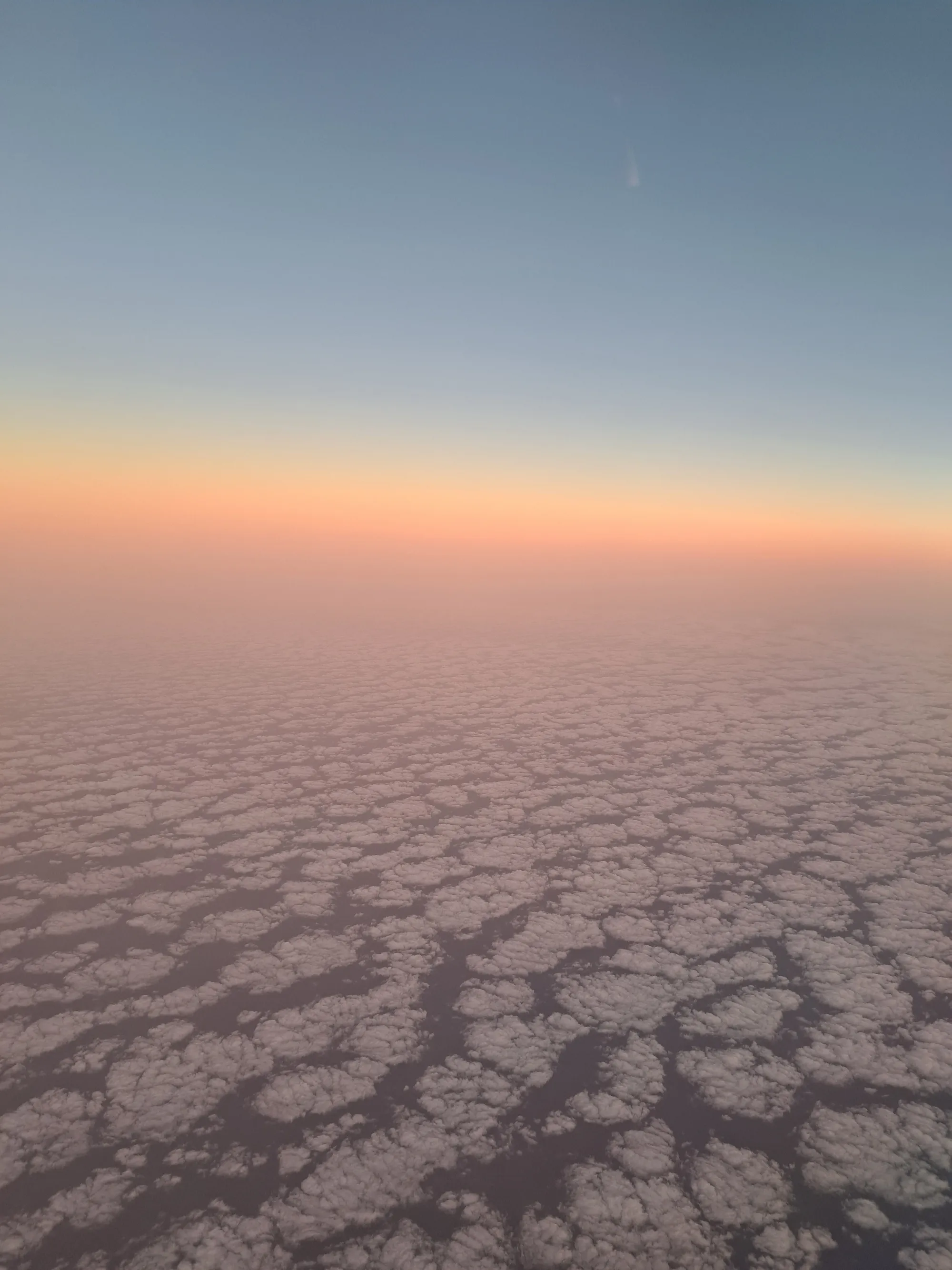 Clouds over the ocean