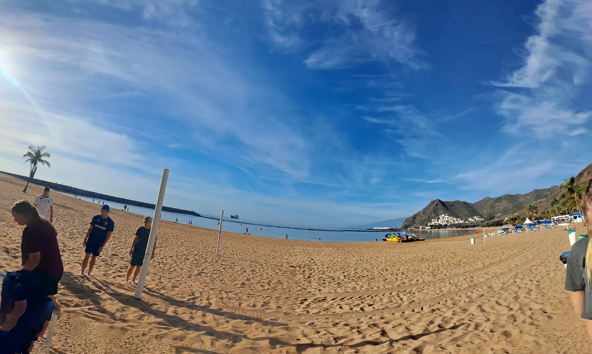 Panorama of the beach